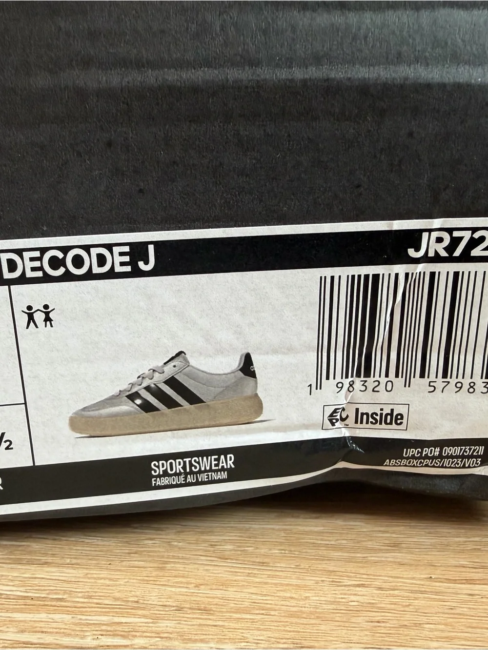 adidas Women Silver Sneakers with Black Stripes